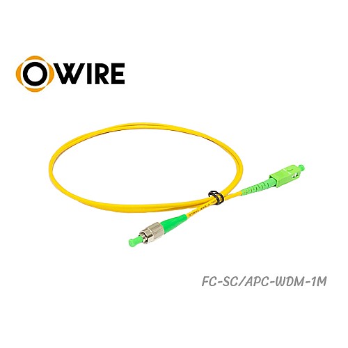 Owire Patch Cord SM-SX SC/APC-FC/APC (1M)