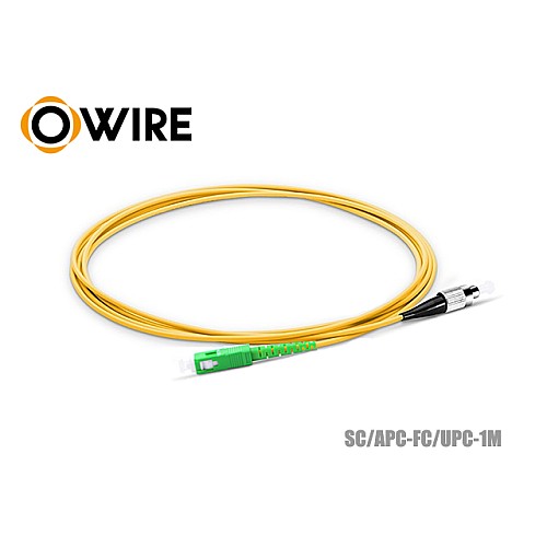 Patch Cord SC/APC-FC/UPC SM Simplex ยาว 1 เมตร