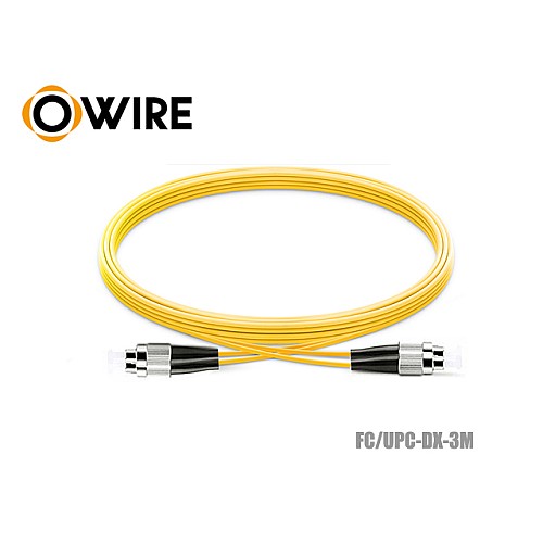 Owire Patch Cord Fiber SM FC/UPC Duplex (3M)