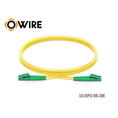 PATCH CORD SM OWIRE LC/APC DX (3M)