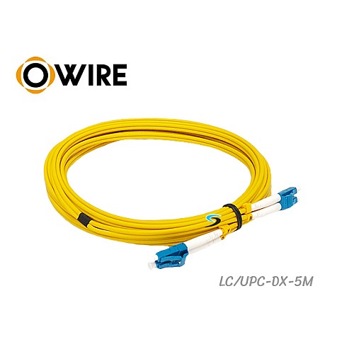 Owire Patch Cord Fiber SM LC/UPC Duplex (5M)