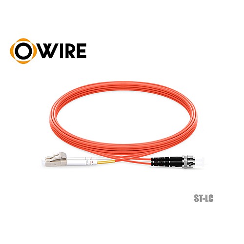 PATCH CORD MM ST-LC DX OM2 OWIRE (3M)