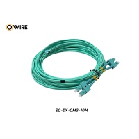Patch Cord SC-SC MM OM3 Duplex ยาว 10 เมตร