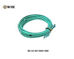 Patch Cord SC-LC MM OM3 Duplex ยาว 10 เมตร