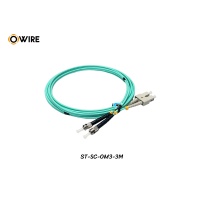Patch Cord ST-SC MM OM3 Duplex ยาว 3 เมตร