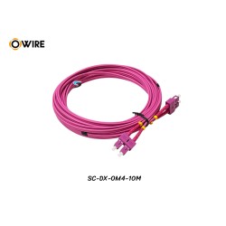 Patch Cord SC-SC MM OM4 Duplex ยาว 10 เมตร