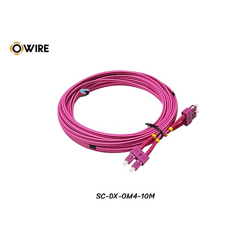 Patch Cord SC-SC MM OM4 Duplex ยาว 10 เมตร