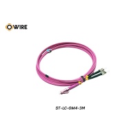 Patch Cord ST-LC MM OM4 Duplex ยาว 3 เมตร Patch Cord ST-LC MM OM4 Duplex ยาว 3 เมตร