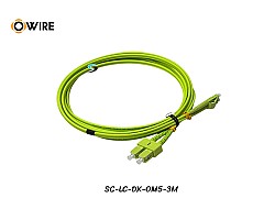 Patch Cord SC-LC MM OM5 Duplex ยาว 3 เมตร