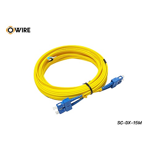 Patch Cord SC-SC (UPC) SM Duplex ยาว 15 เมตร