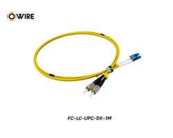 Patch Cord Fiber FC-LC (UPC ) SM Duplex ยาว 1 เมตร