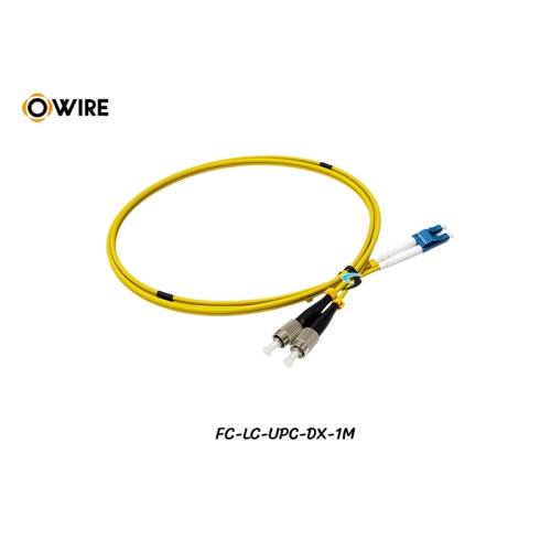 Patch Cord Fiber FC-LC (UPC ) SM Duplex ยาว 1 เมตร