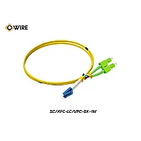 Patch Cord Fiber SC/APC-LC/UPC SM Duplex ยาว 1 เมตร