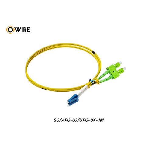 Patch Cord Fiber SC/APC-LC/UPC SM Duplex ยาว 1 เมตร