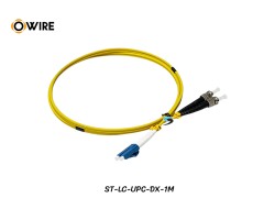 Patch Cord Fiber ST-LC (UPC ) SM Duplex ยาว 1 เมตร