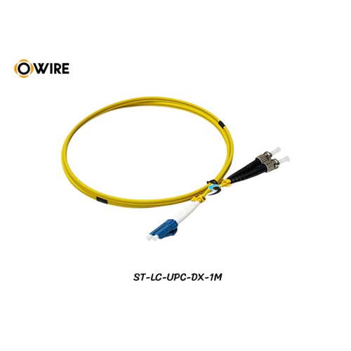 Patch Cord Fiber ST-LC (UPC ) SM Duplex ยาว 1 เมตร
