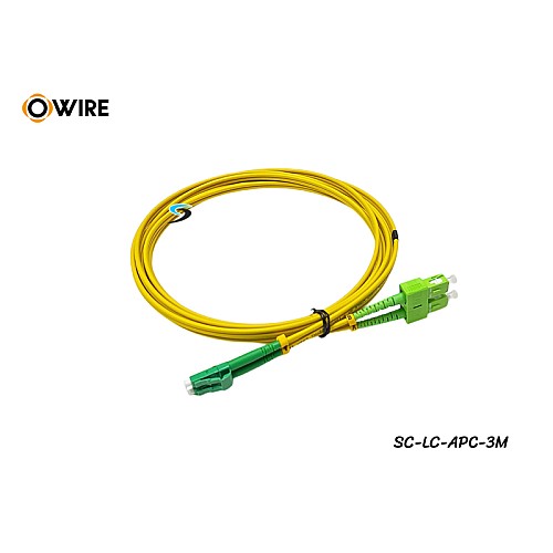 Patch Cord SC-LC (APC) SM Duplex ยาว 3 เมตร