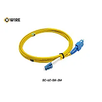 Patch Cord SC-LC (UPC) SM Duplex ยาว 3 เมตร