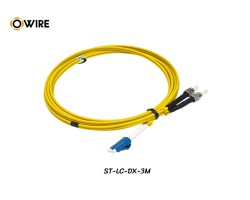 Patch Cord ST-LC (UPC) SM Duplex ยาว 3 เมตร