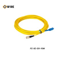 Patch Cord SC-FC (UPC) SM Simplex ยาว 10 เมตร