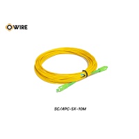 Patch Cord SC-SC (APC) SM Simplex ยาว 10 เมตร Patch Cord SC-SC (APC) SM Simplex ยาว 10 เมตร