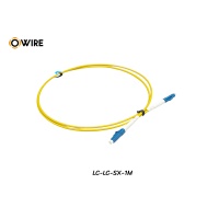 Patch Cord LC-LC (UPC) SM Simplex ยาว 1 เมตร Patch Cord LC-LC (UPC) SM Simplex ยาว 1 เมตร