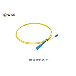 Patch Cord SC-LC (UPC) SM Simplex ยาว 1 เมตร
