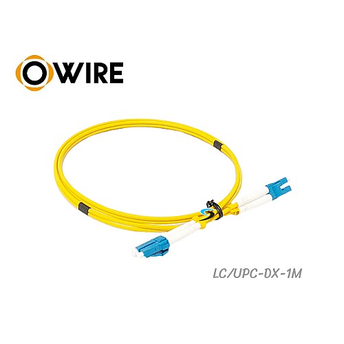 Owire Patch Cord Fiber SM LC/UPC Duplex (1M)