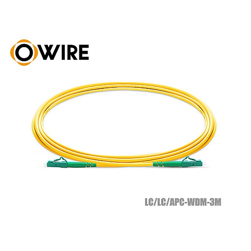 Patch Cord LC-LC (APC) SM Simplex ยาว 3 เมตร