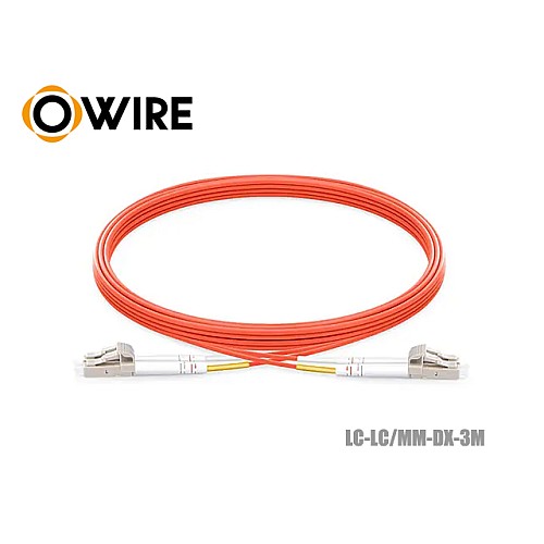 PATCH CORD MM LC-LC DX OM2 OWIRE (3M)