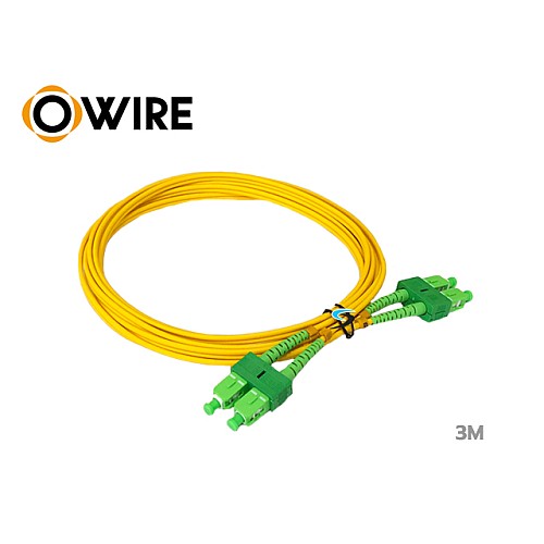 Owire Patch Cord Fiber SM SC/APC Duplex 2mm (3M)