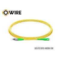 Patch Cord SC-FC (APC) SM Simplex ยาว 3 เมตร