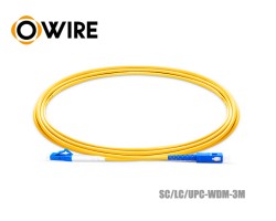 Patch Cord SC-LC (UPC) SM Simplex ยาว 3 เมตร