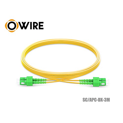 Owire Patch Cord Fiber SM SC/APC Duplex (3M)