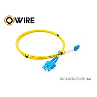 PATCH CORD SM OWIRE SC/UPC-LC/UPC DX (1M)