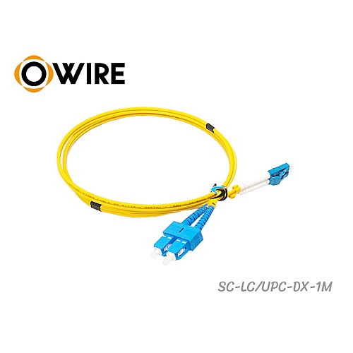 PATCH CORD SM OWIRE SC/UPC-LC/UPC DX (1M)