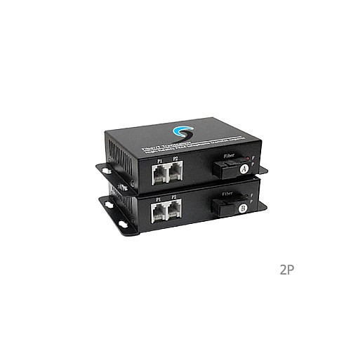 PCM Voice Telephone To Fiber 2 Channel