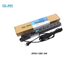ปลั๊กไฟ 6 ช่อง สำหรับตู้แร็ค GLINK รุ่น GPDU-08K-5M