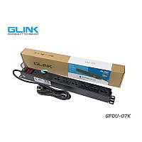 GLINK ปลั๊กไฟราง 6 ช่อง รุ่น GPDU-07K สำหรับตู้แร็ค