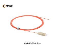 Pigtail 1 Core SC/UPC MM OM2 0.9mm ยาว 1.5 เมตร