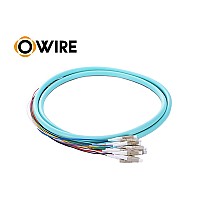 Owire Pigtail OM3 LC/UPC 0.9mm 12 Core (1.5M)