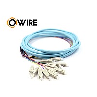 Owire Pigtail OM3 SC/UPC 0.9mm 12 Core (1.5M)