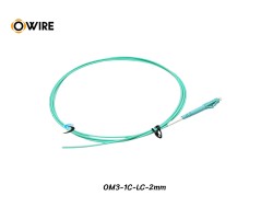 Pigtail 1 Core LC/UPC MM OM3 2mm ยาว 1.5 เมตร