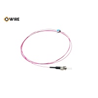 Pigtail 1 Core ST/UPC MM OM4 0.9mm ยาว 1.5 เมตร Pigtail 1 Core ST/UPC MM OM4 0.9mm ยาว 1.5 เมตร