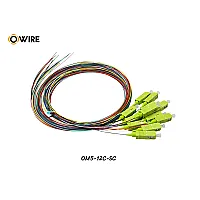 Pigtail 12 Core SC MM OM5 0.9mm ยาว 1.5 เมตร