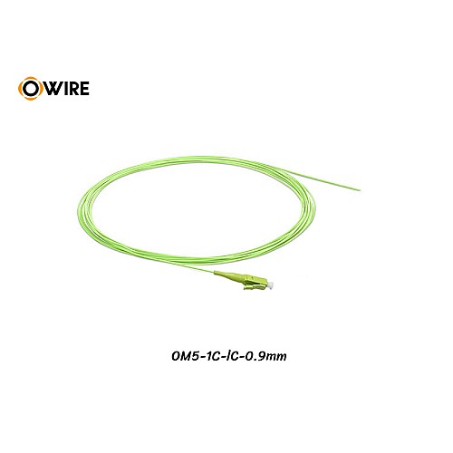 Pigtail 1 Core LC MM OM5 0.9mm ยาว 1.5 เมตร
