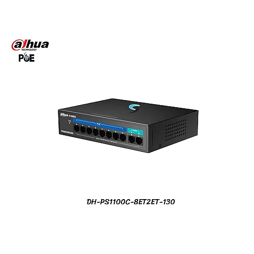 Dahua 10/100 PoE Switch 8 Port + 2ET