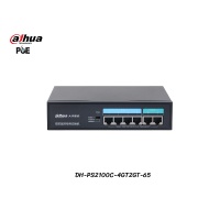 Gigabit PoE Switch Dahua 4 Port + 2GE Uplink