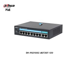 Gigabit PoE Switch Dahua 8 Port + 2GE Uplink
