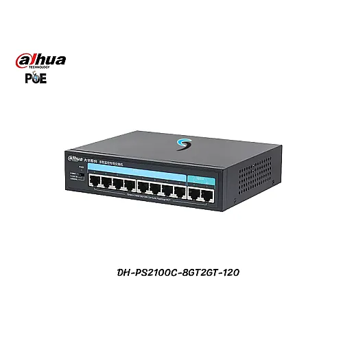 Dahua Gigabit PoE Switch 8 Port + 2GE Uplink
